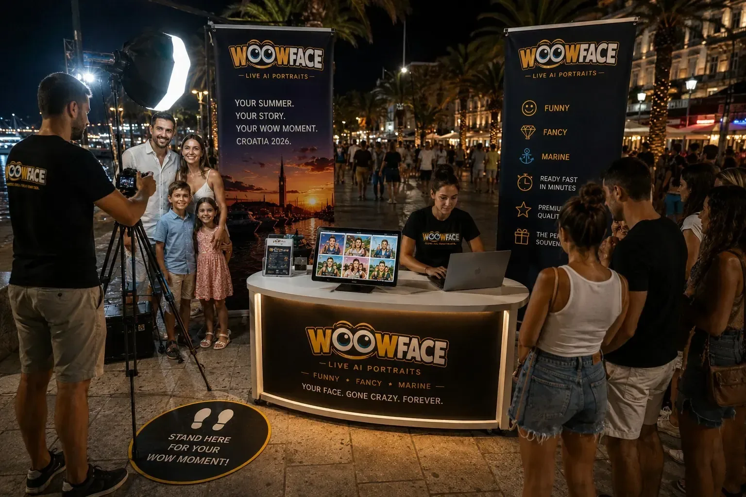 WooWFace premium night setup
