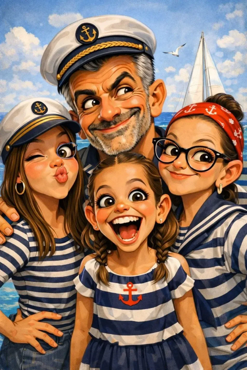 Marine family portrait